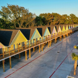 cabins hotel tiny house seaside rv resort pool kemah league city webster houston