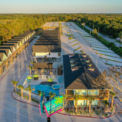 cabins hotel tiny house seaside rv resort pool kemah league city webster houston rv park